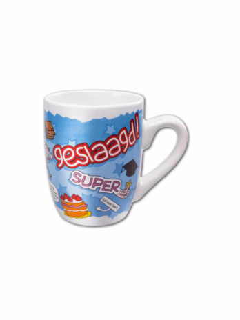 Fun mok Geslaagd te gek